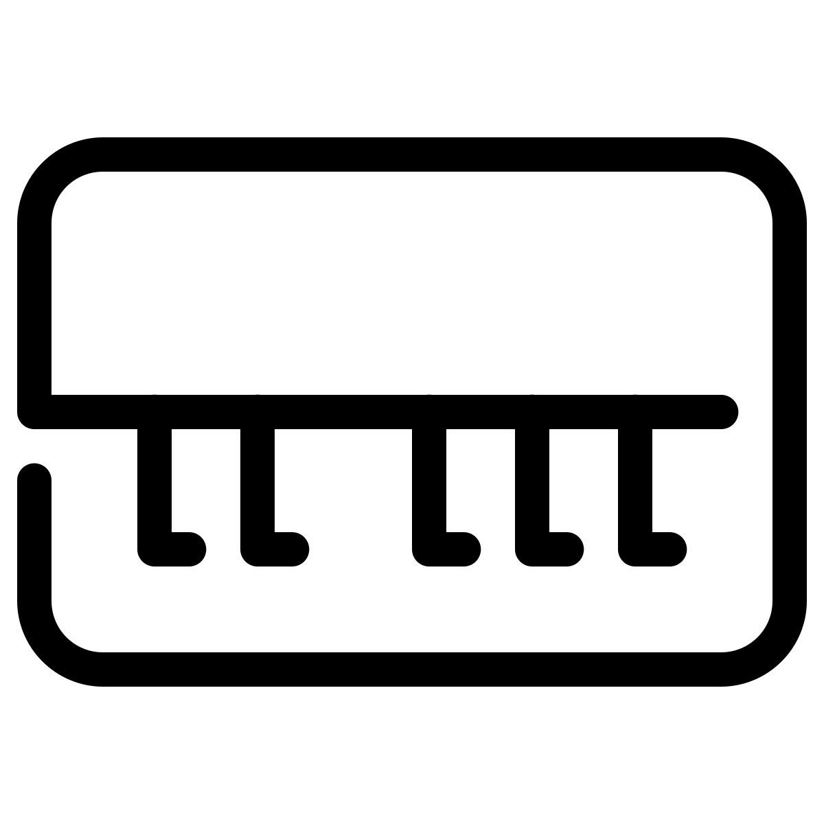 parakeet line style piano icon