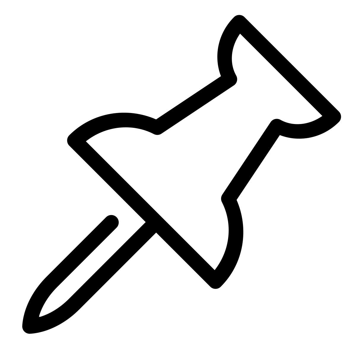 parakeet line style pin icon