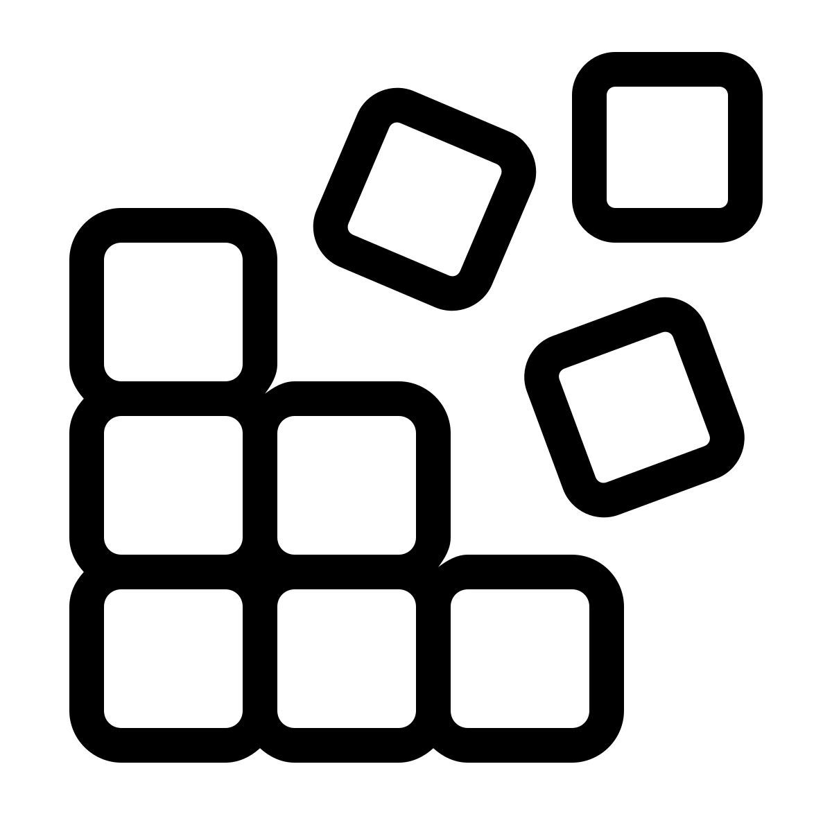 parakeet line style 操作系统 icon