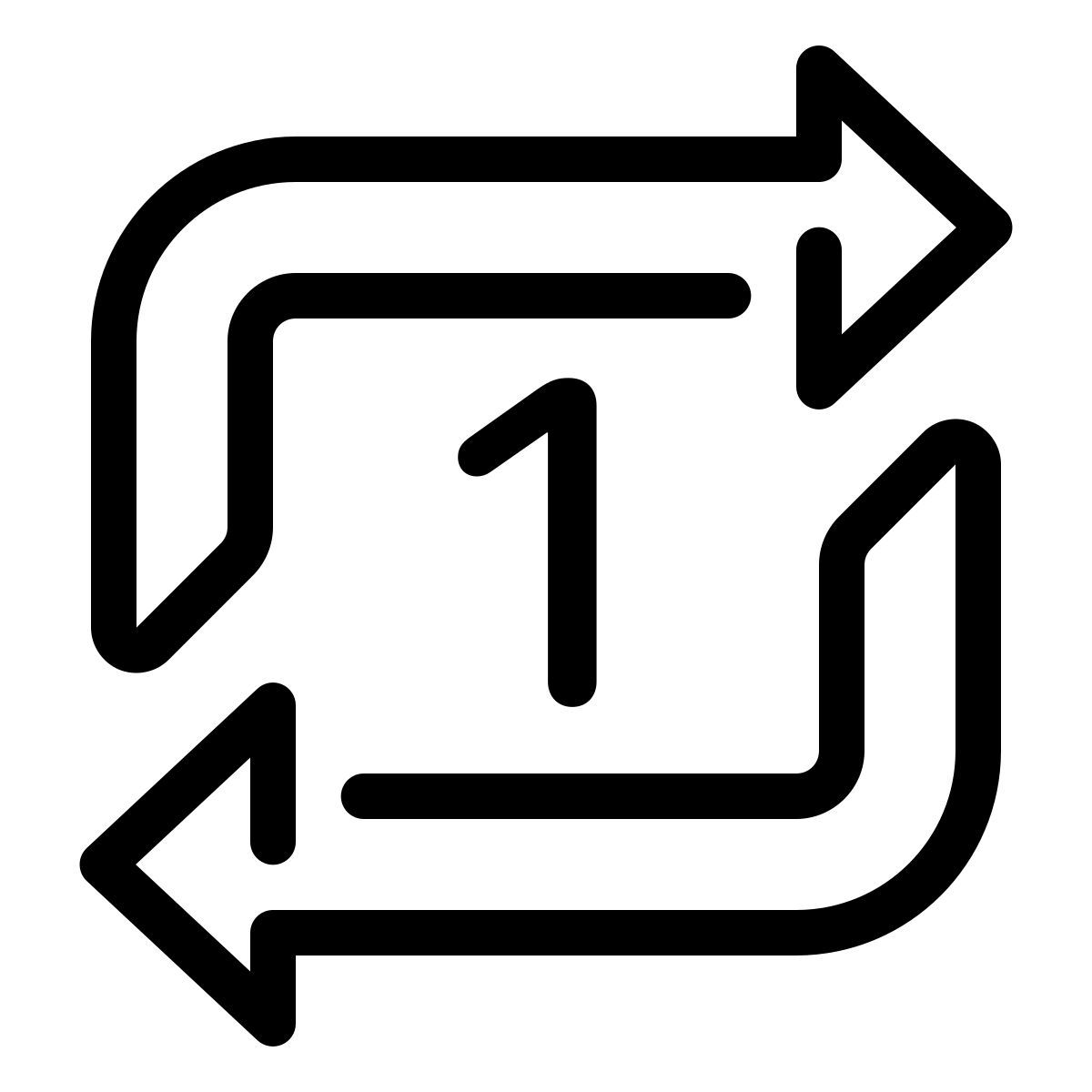 parakeet line style 重复一个 icon