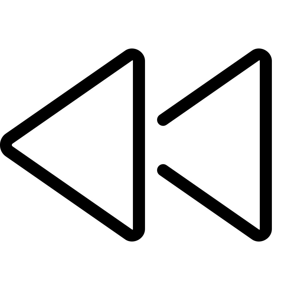 parakeet line style rebobinar icon