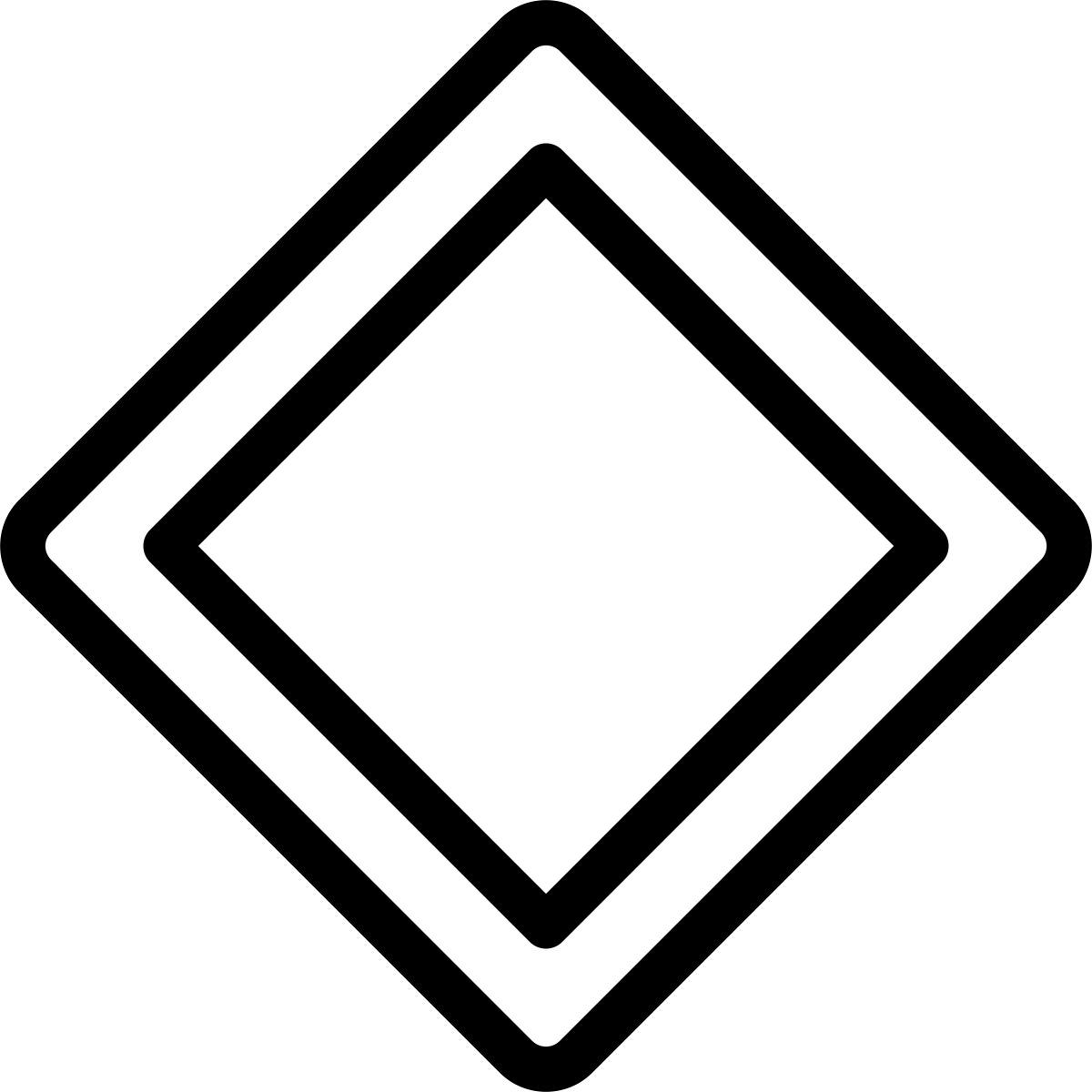 parakeet line style rombo icon