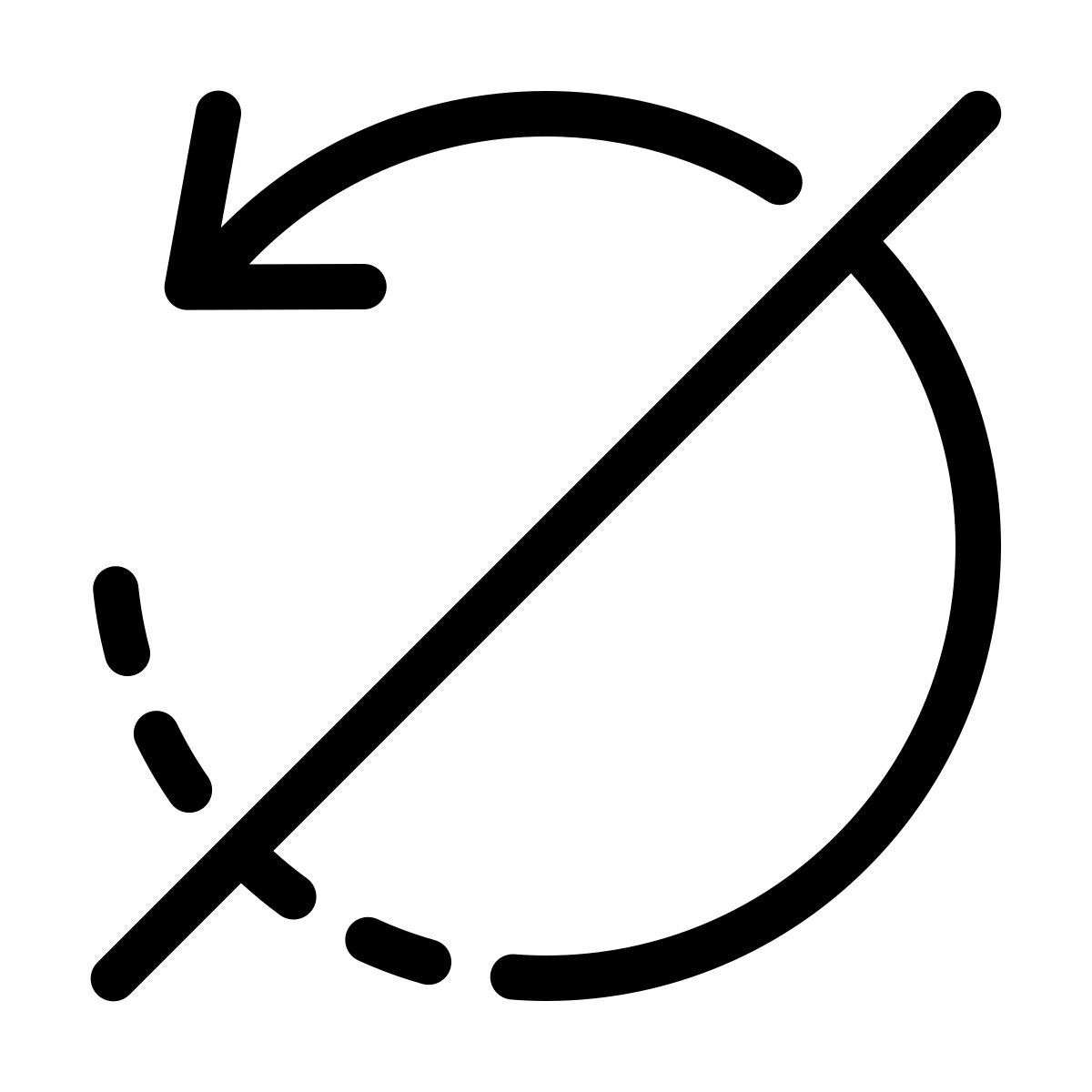 parakeet line style no rotation icon