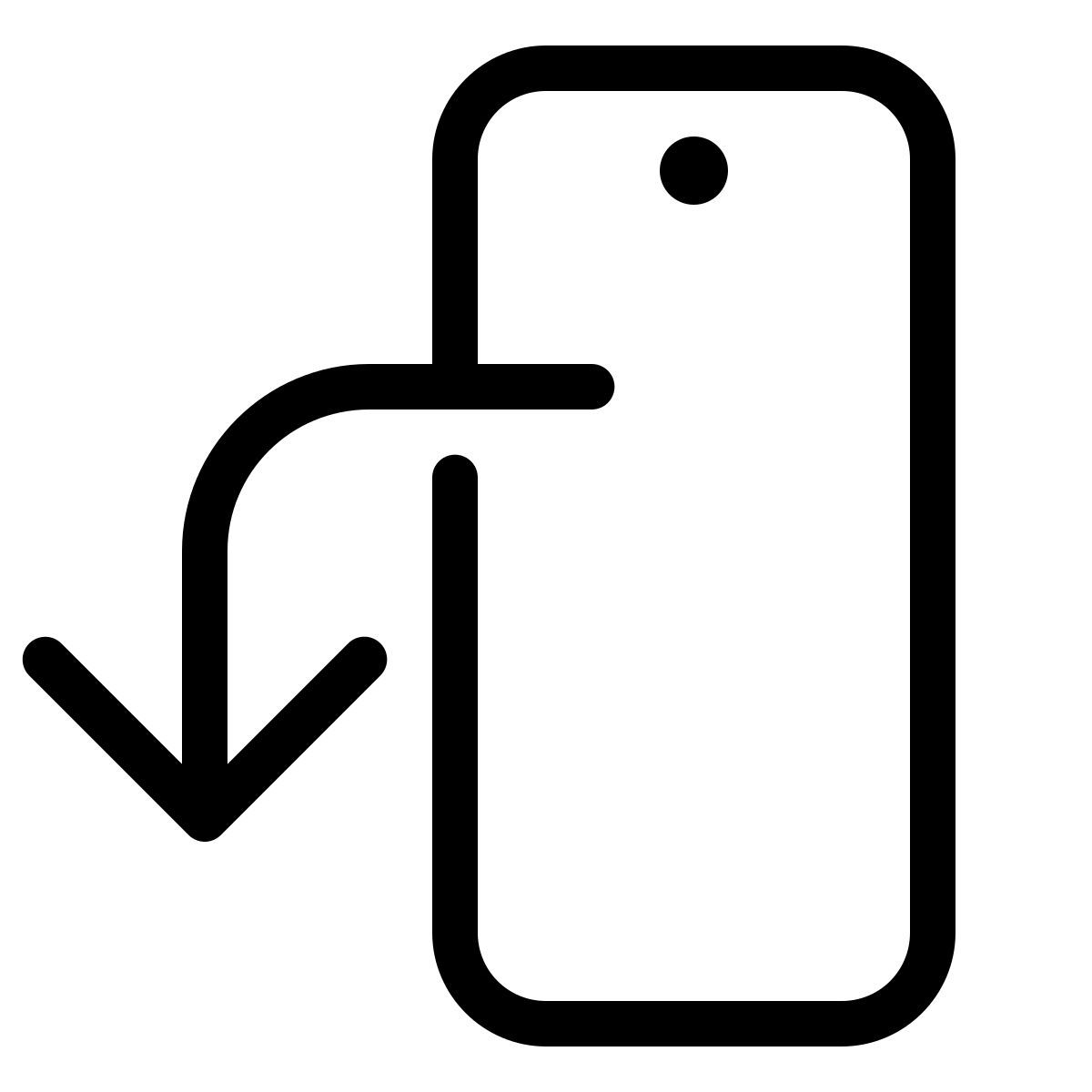 parakeet line style rotation en paysage icon