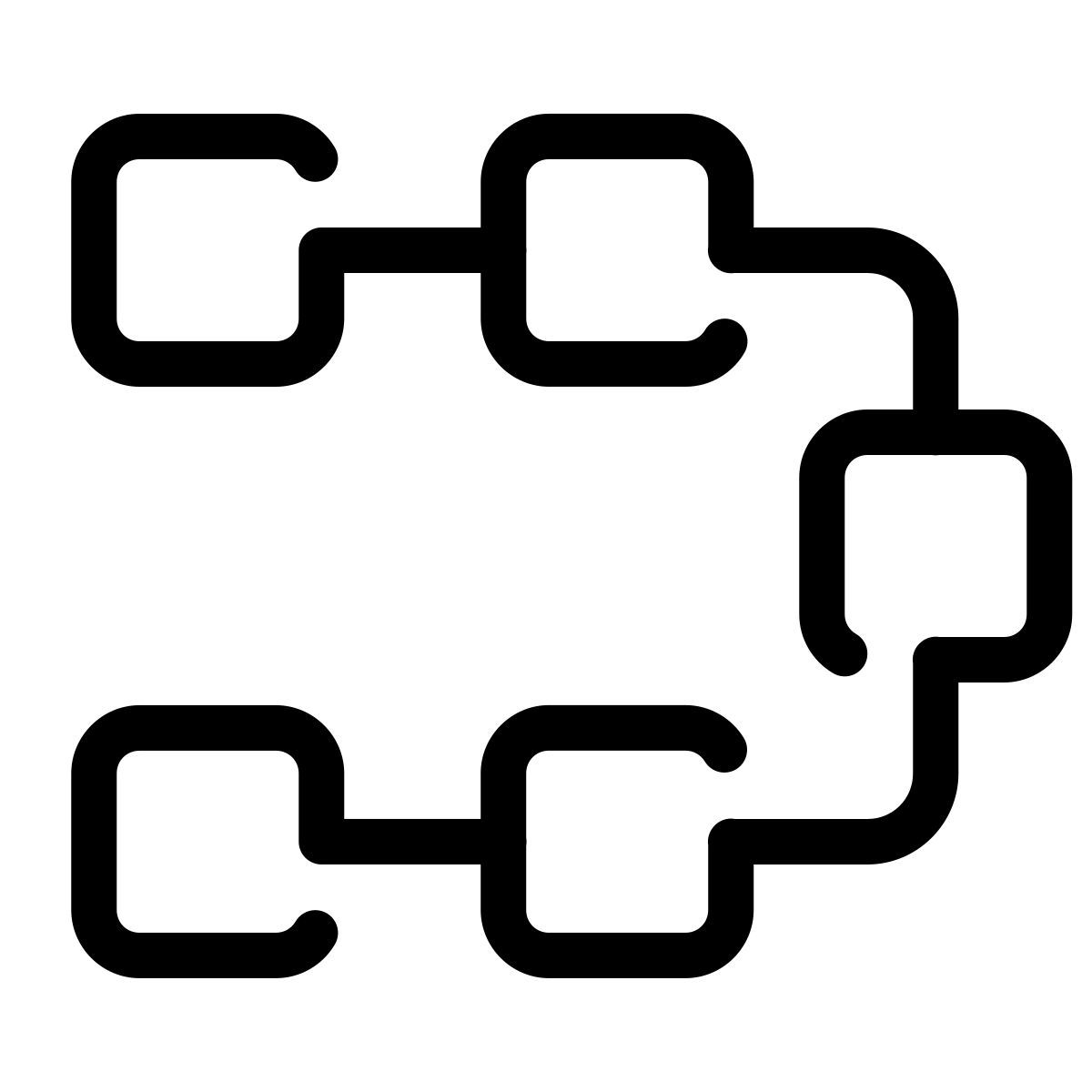 parakeet line style tâches en série icon