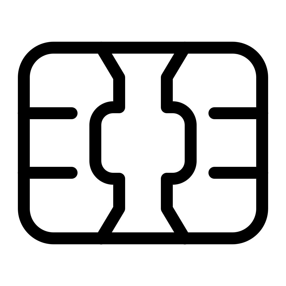 parakeet line style sim卡芯片 icon