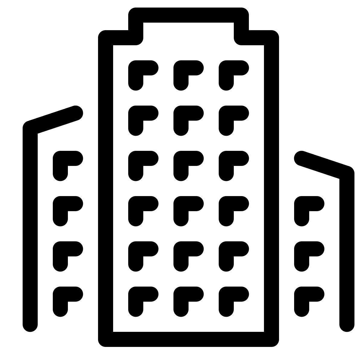 parakeet line style 摩天大楼 icon