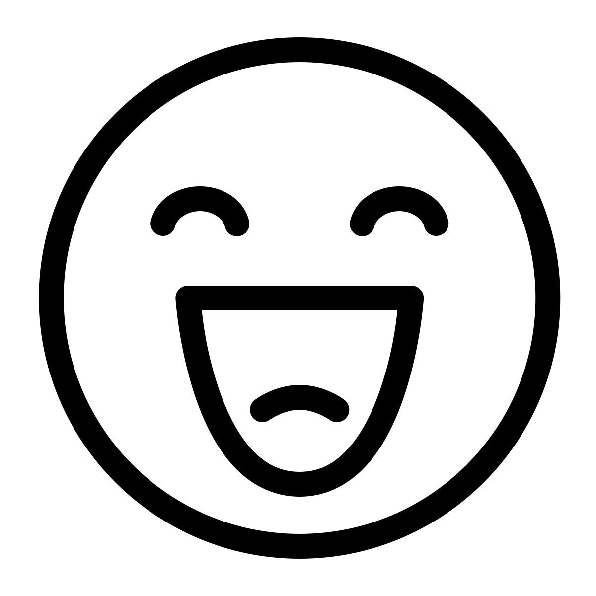 parakeet line style smiling icon