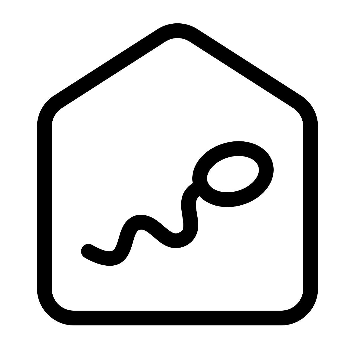 parakeet line style banco de esperma icon