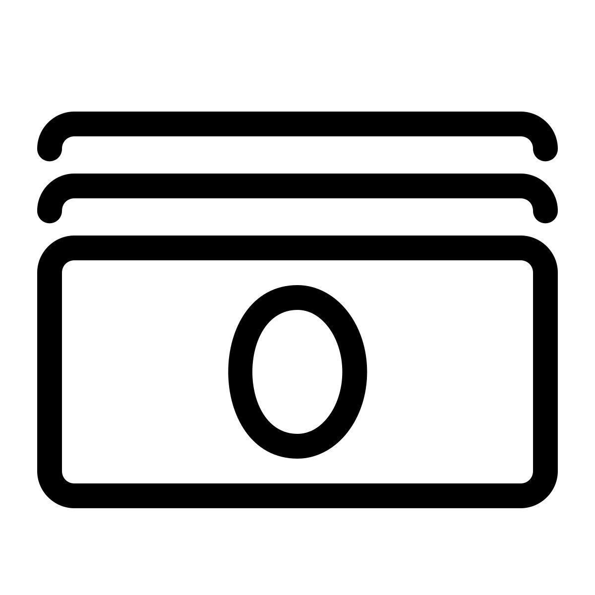 parakeet line style 一堆钱 icon