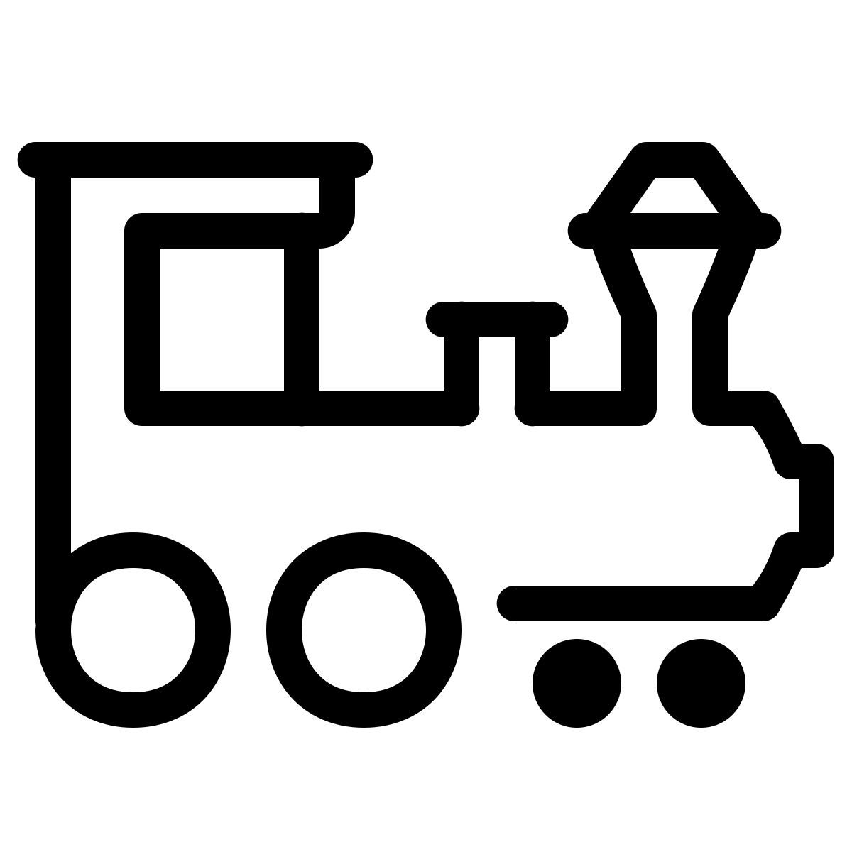 parakeet line style 蒸汽机 icon