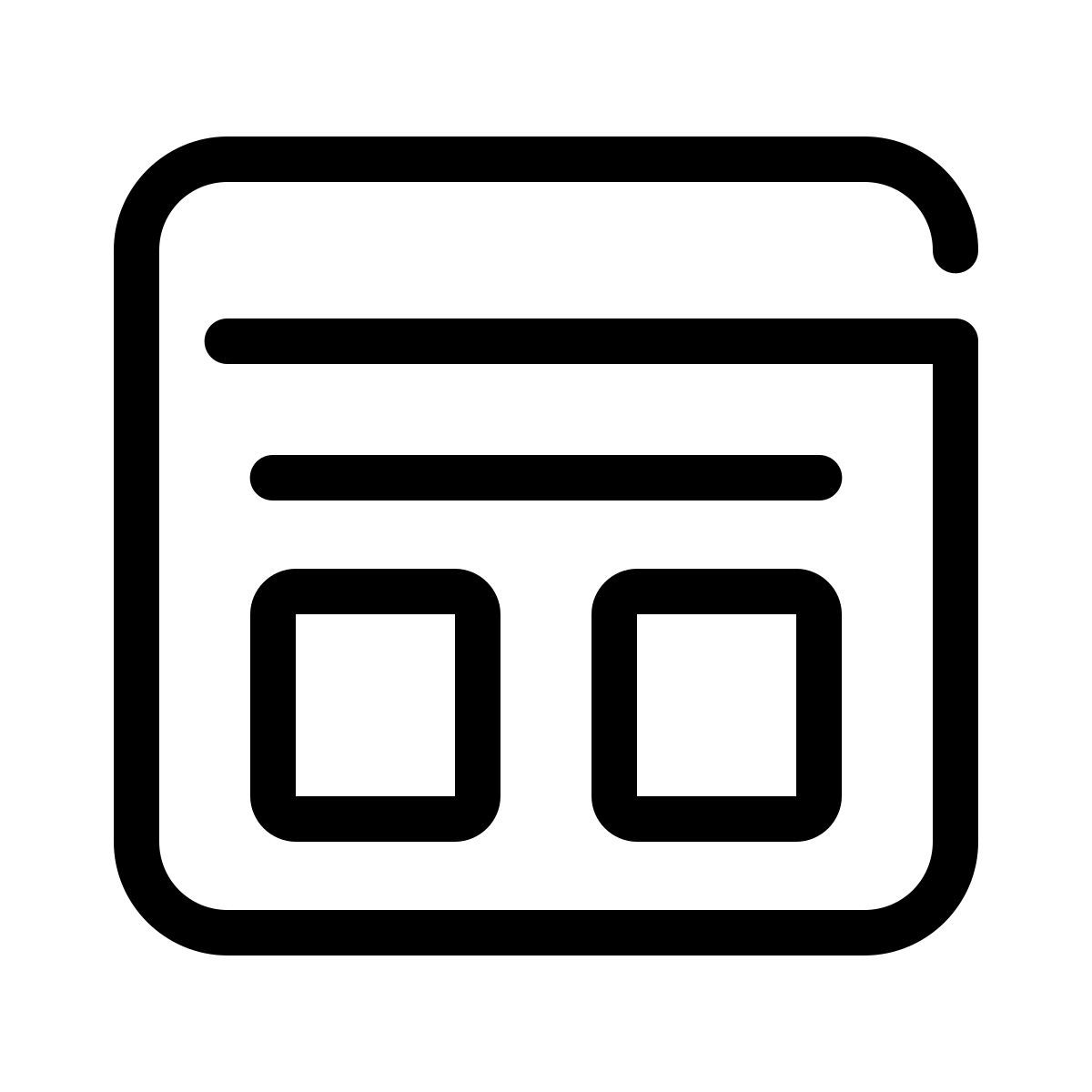 parakeet line style template icon