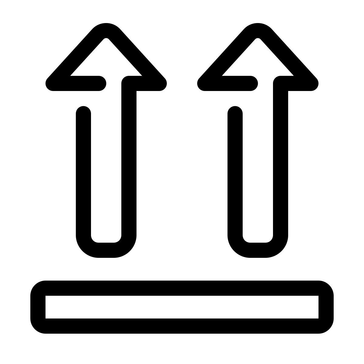 parakeet line style fragile icon