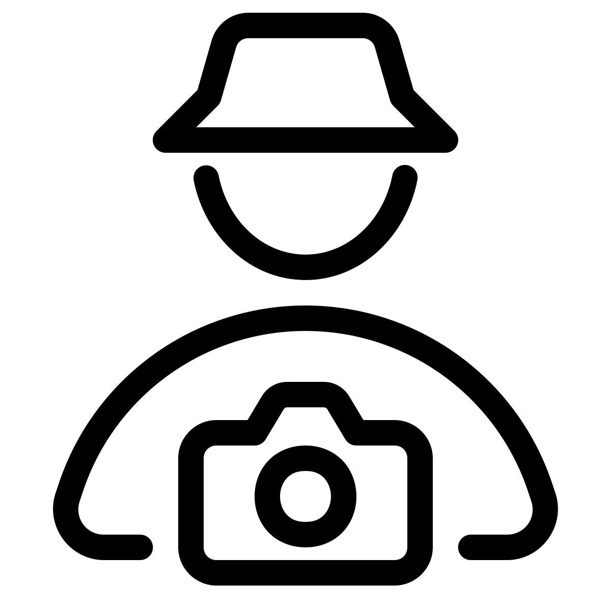 parakeet line style 男旅客 icon