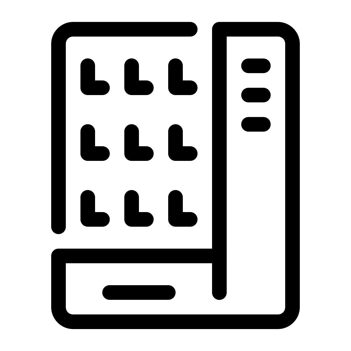 parakeet line style distributeur automatique icon