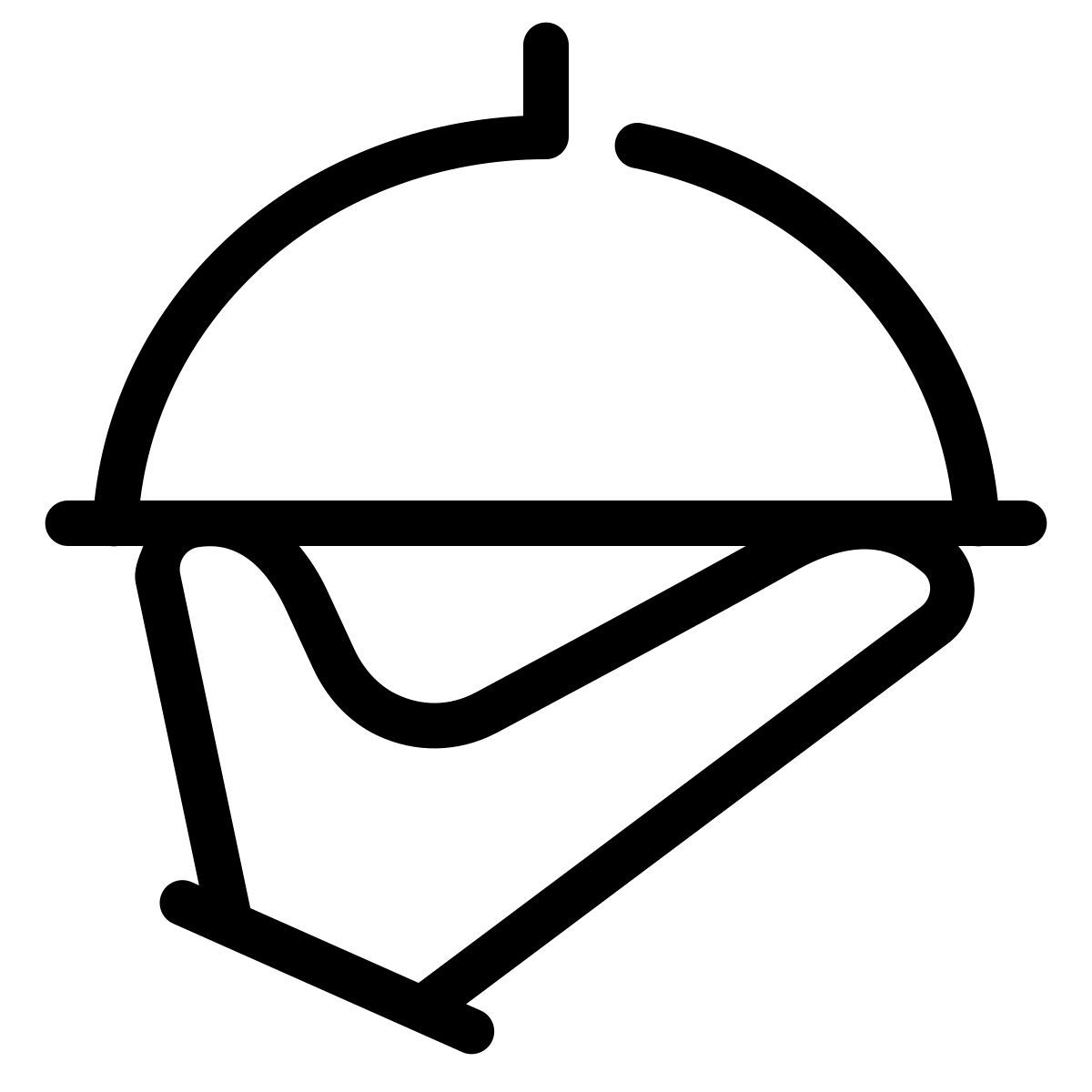 parakeet line style serveur icon