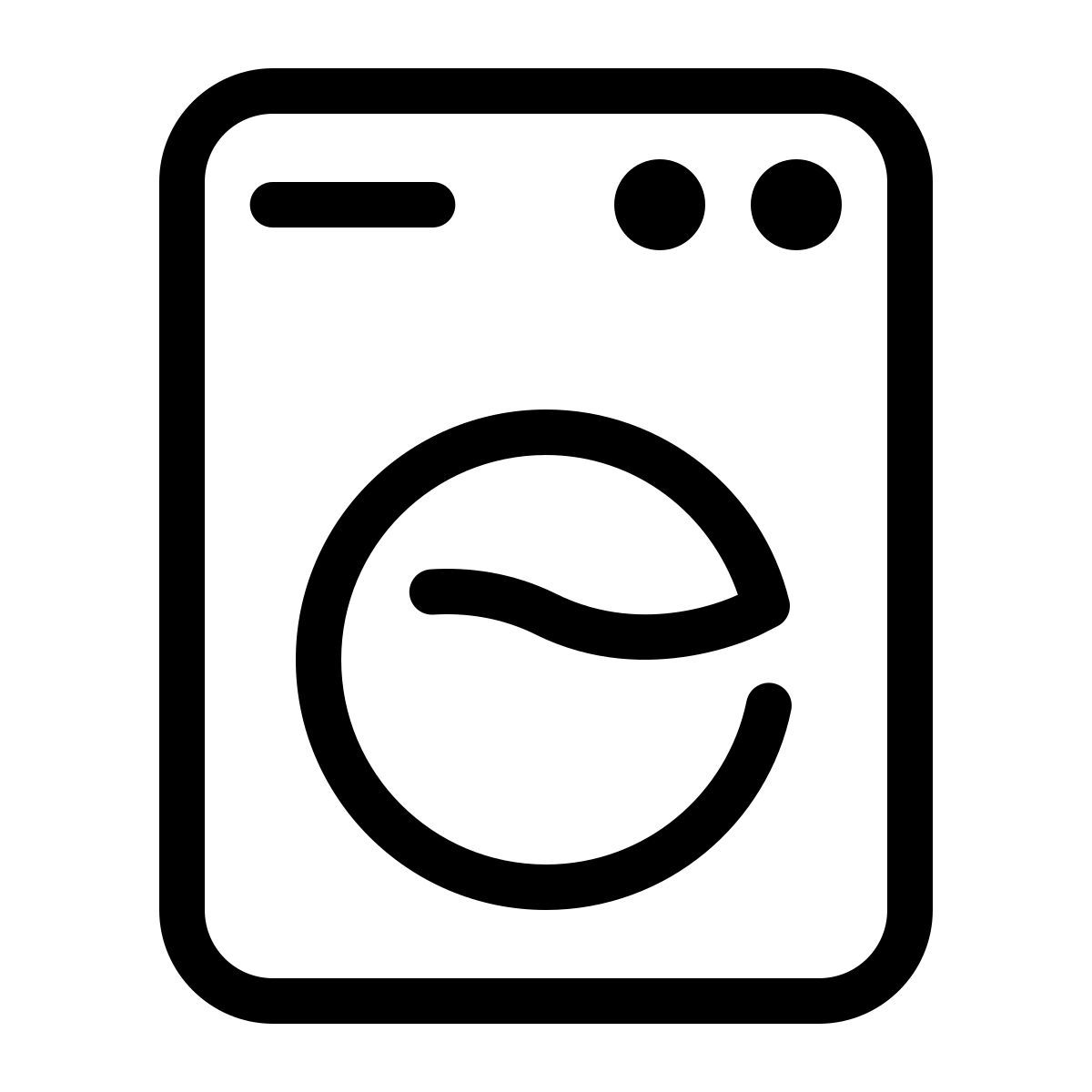 parakeet line style 洗衣机 icon