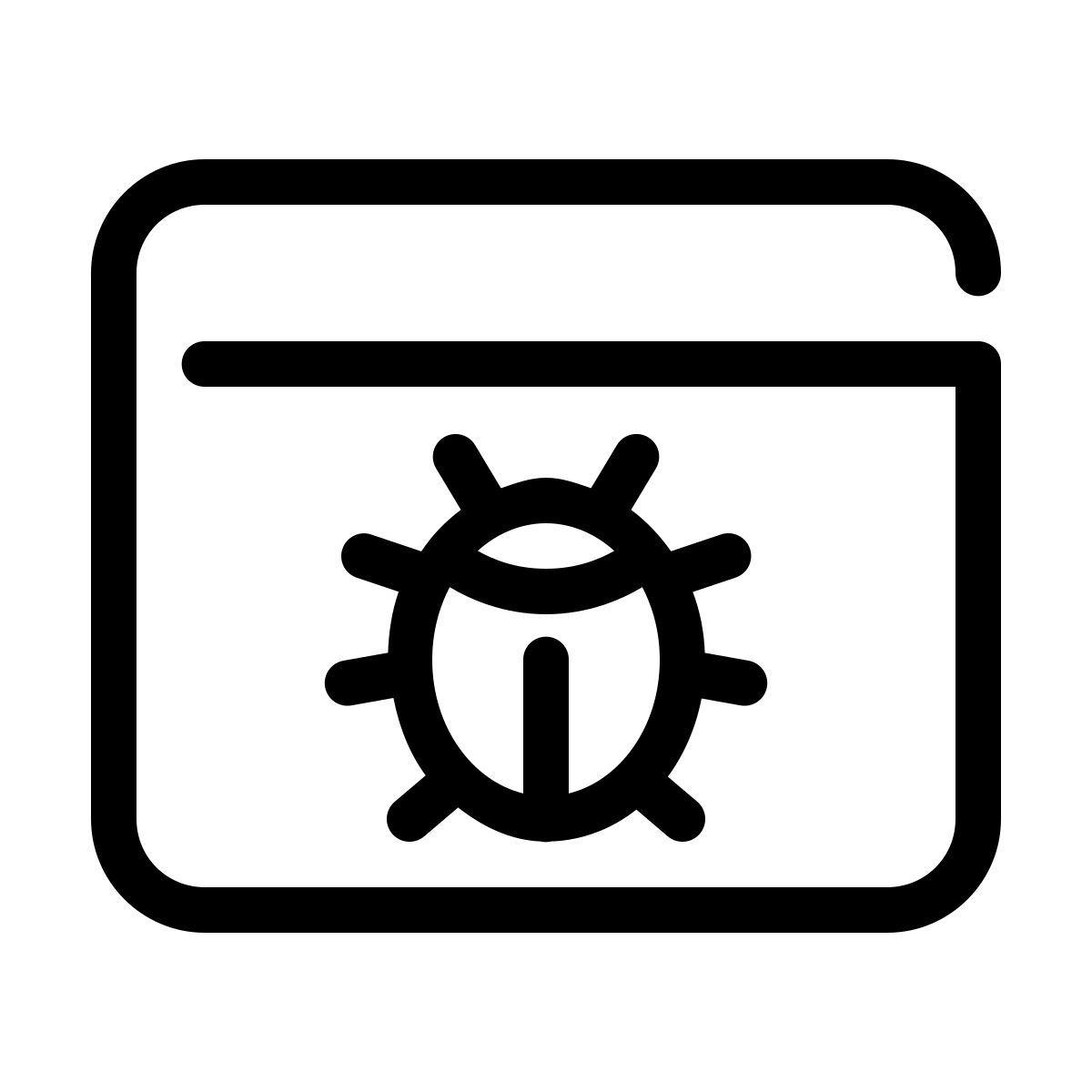 parakeet line style bug de fenêtre icon