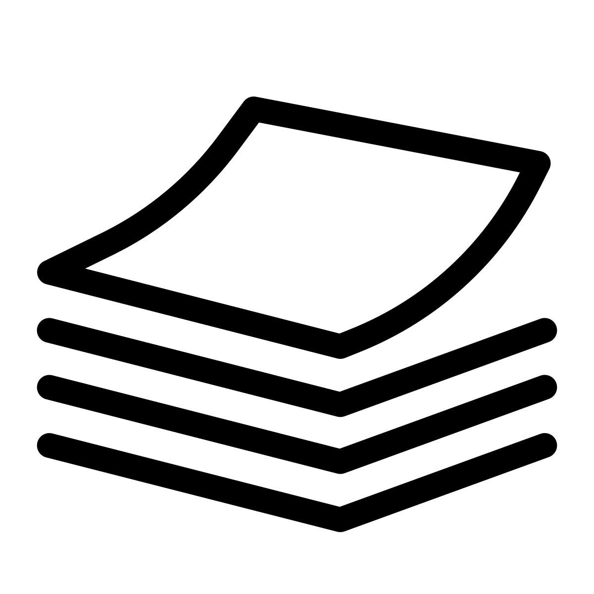 parakeet line style 湿巾 icon