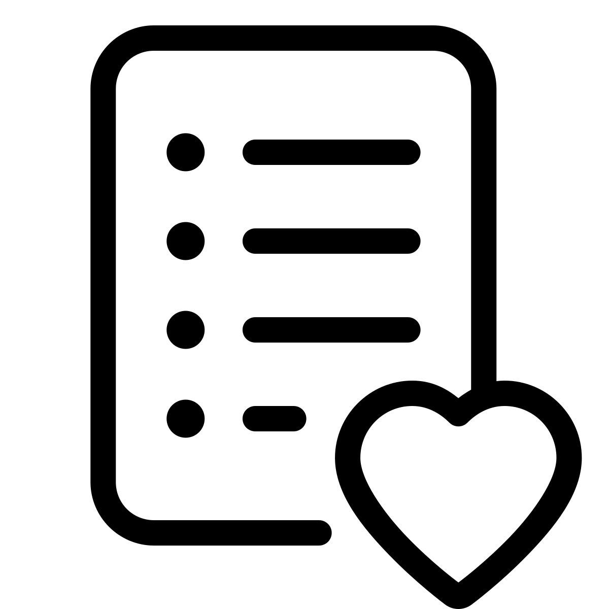 parakeet line style wunschliste icon