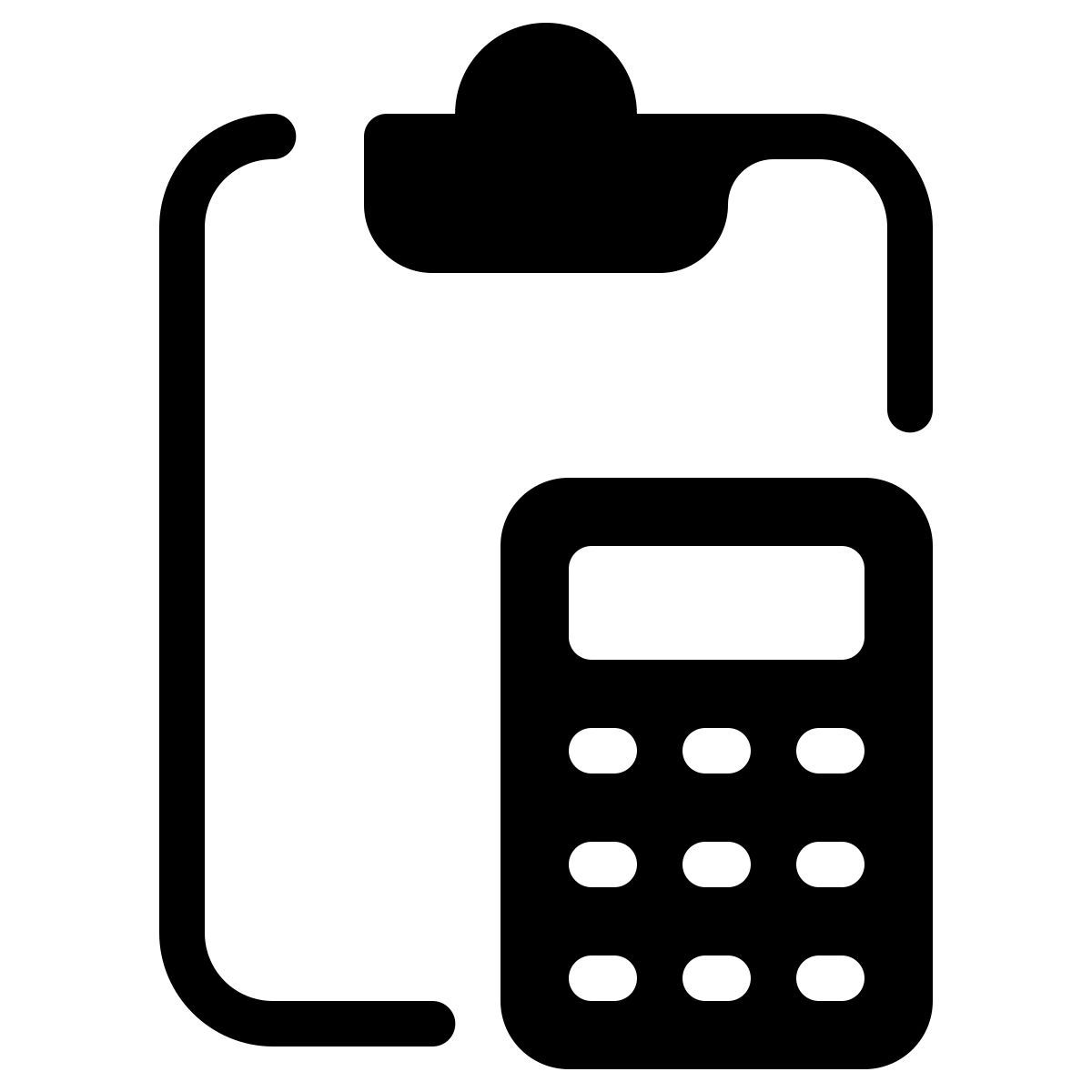 parakeet partial filled style buchhaltung icon