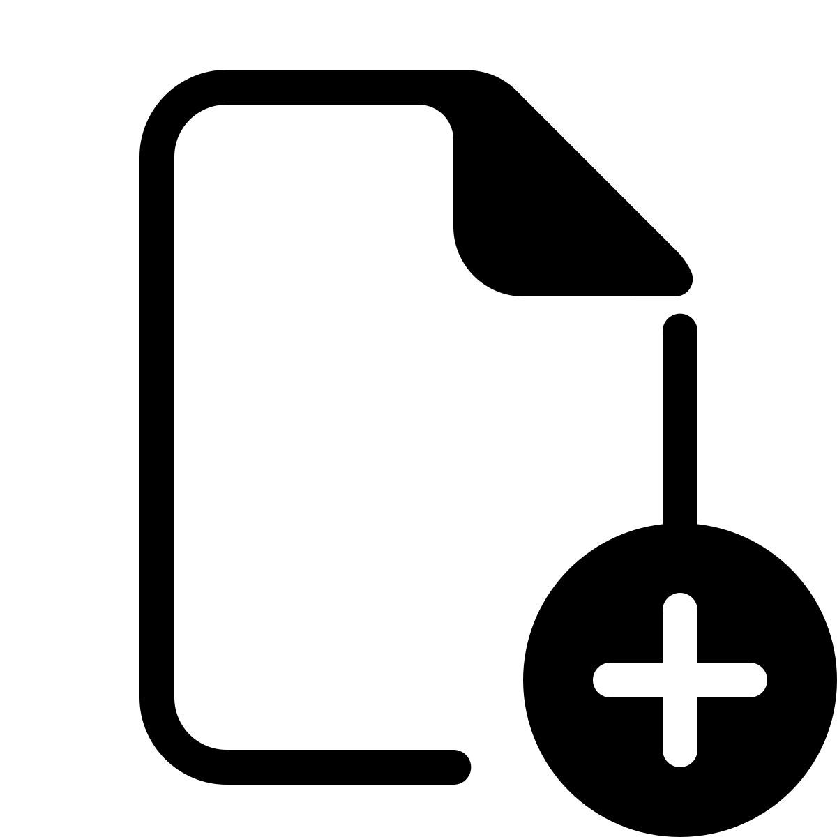 parakeet partial filled style aggiungi file icon