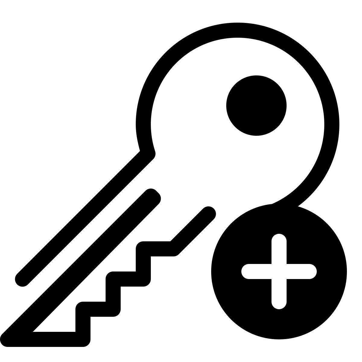 parakeet partial filled style add key icon
