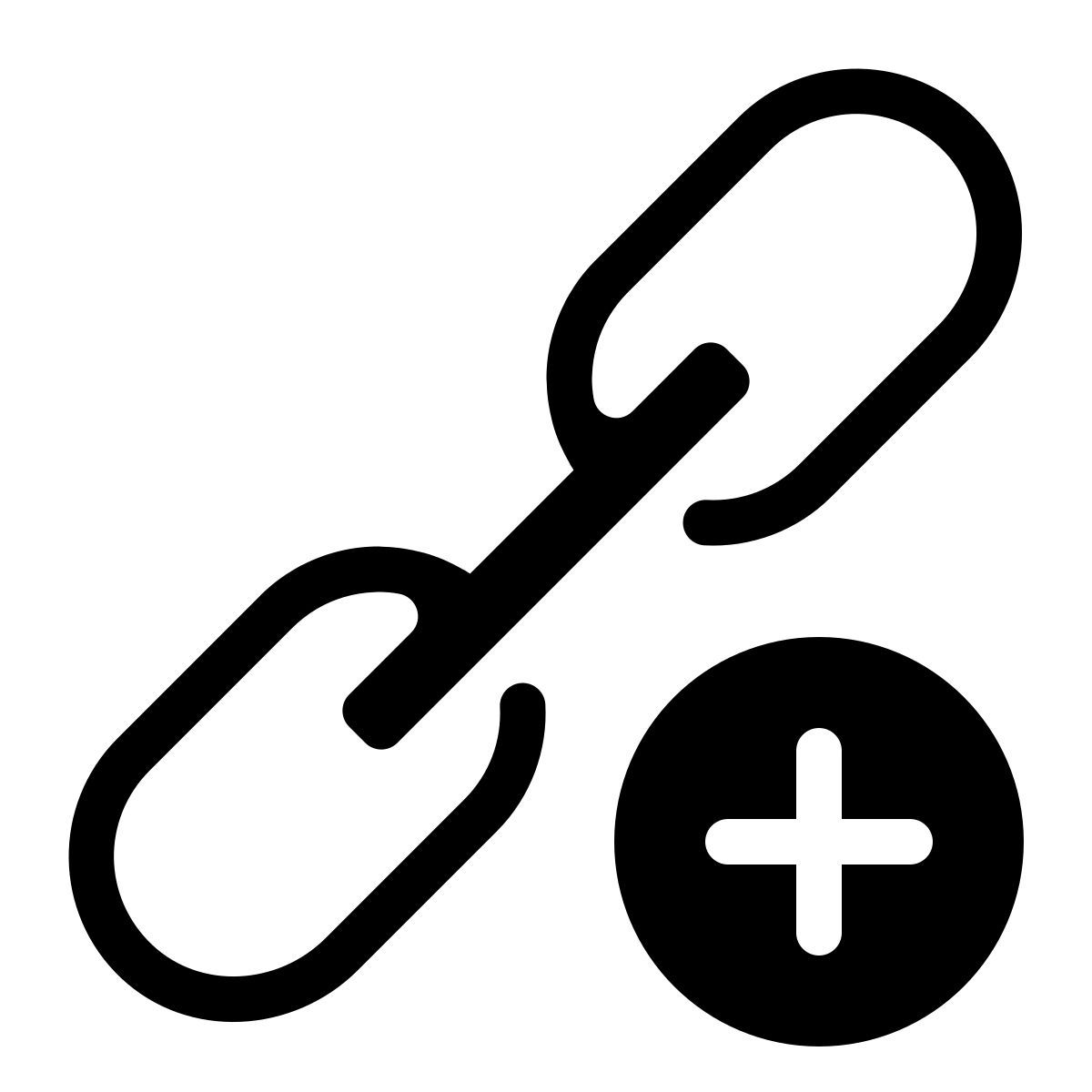 parakeet partial filled style adicionar link icon
