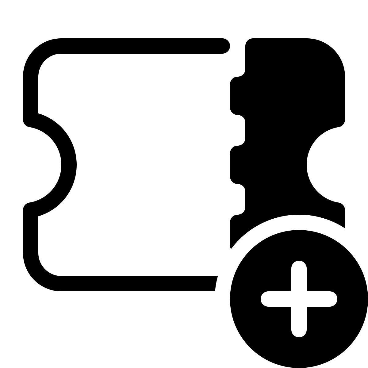 parakeet partial filled style ajouter un ticket icon