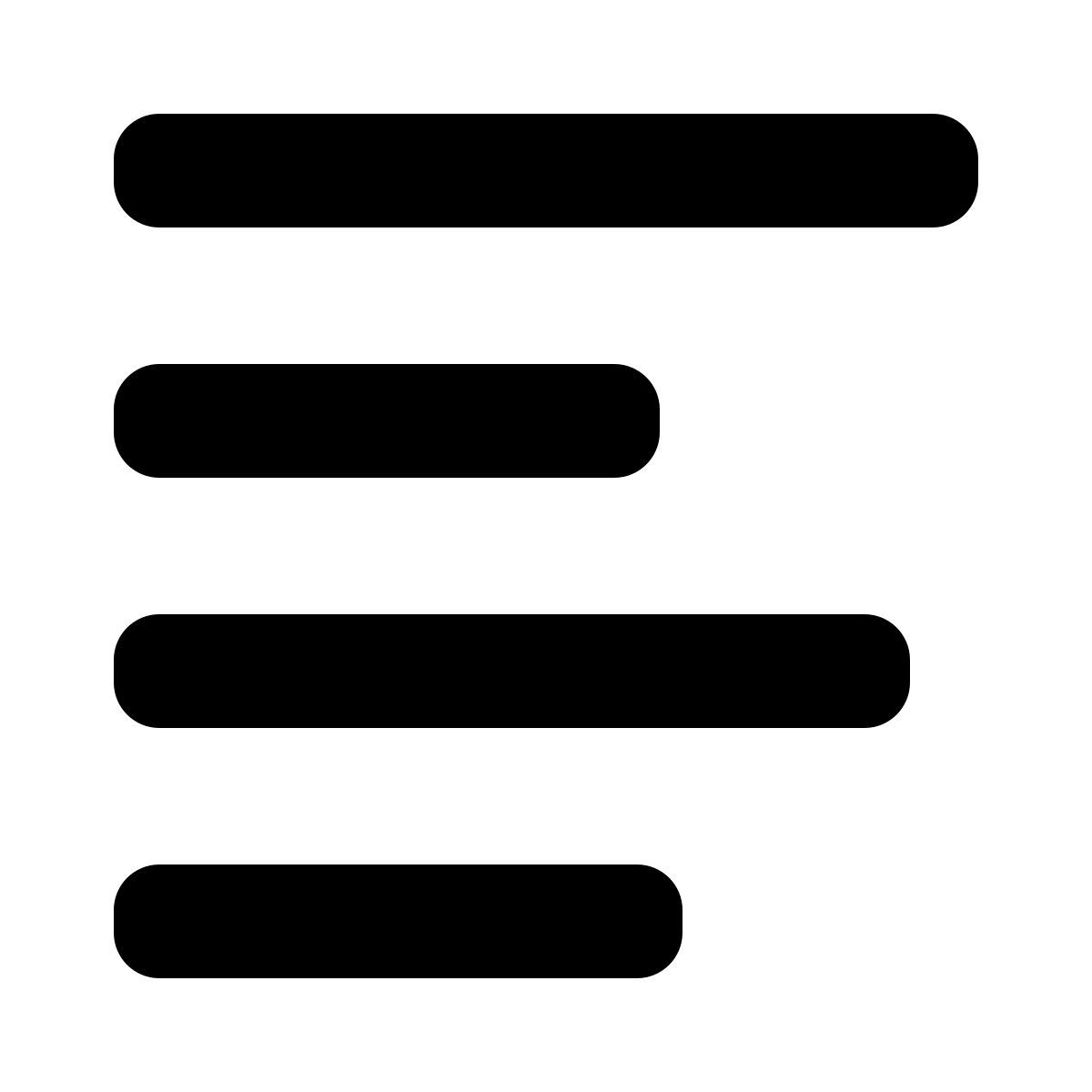 parakeet partial filled style align left icon