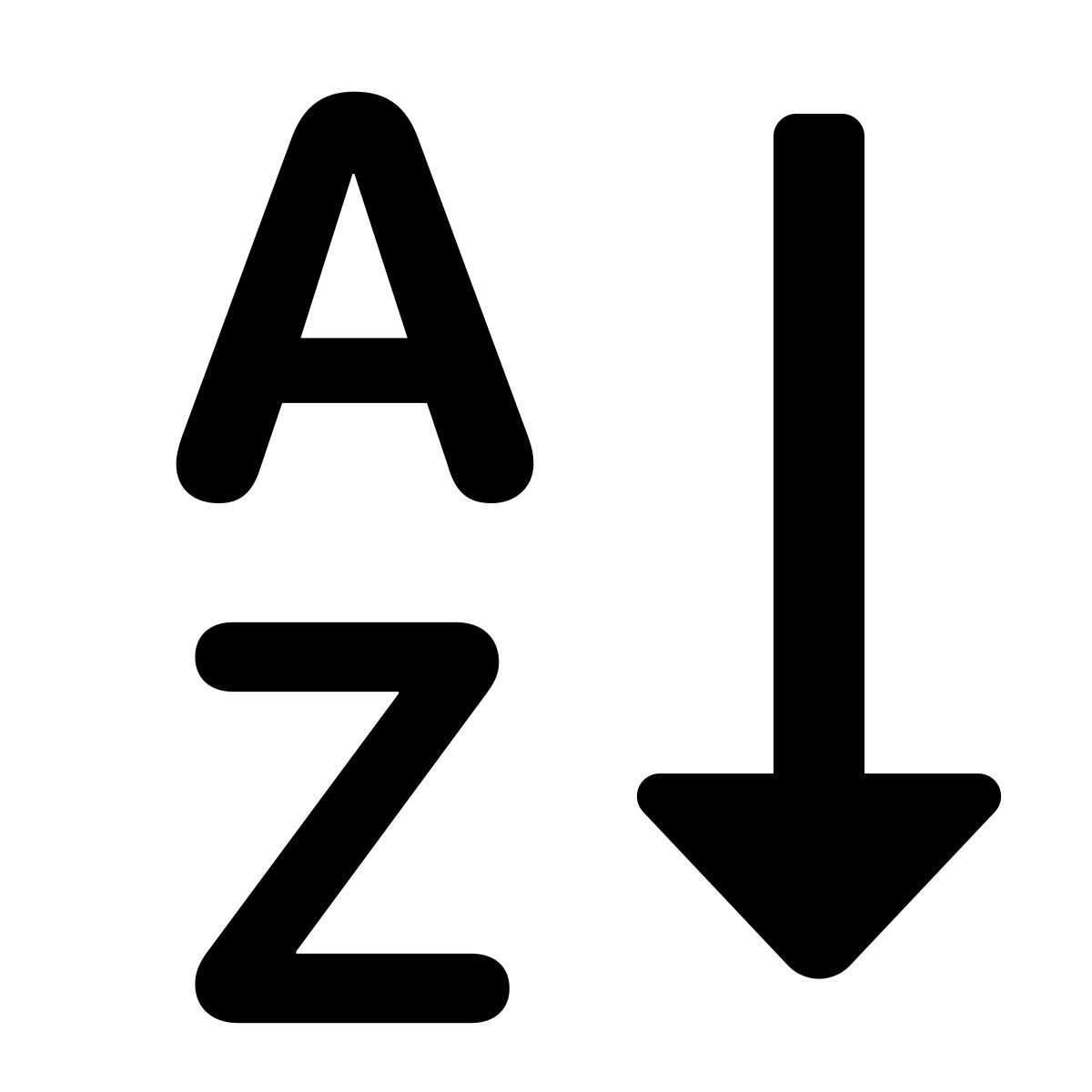 parakeet partial filled style alphabetische sortierung icon