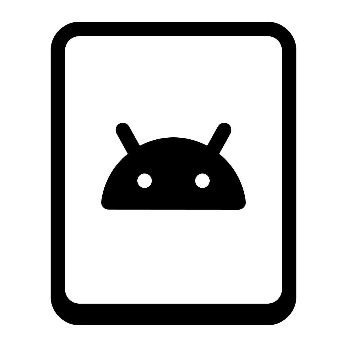 parakeet partial filled style android tablet icon