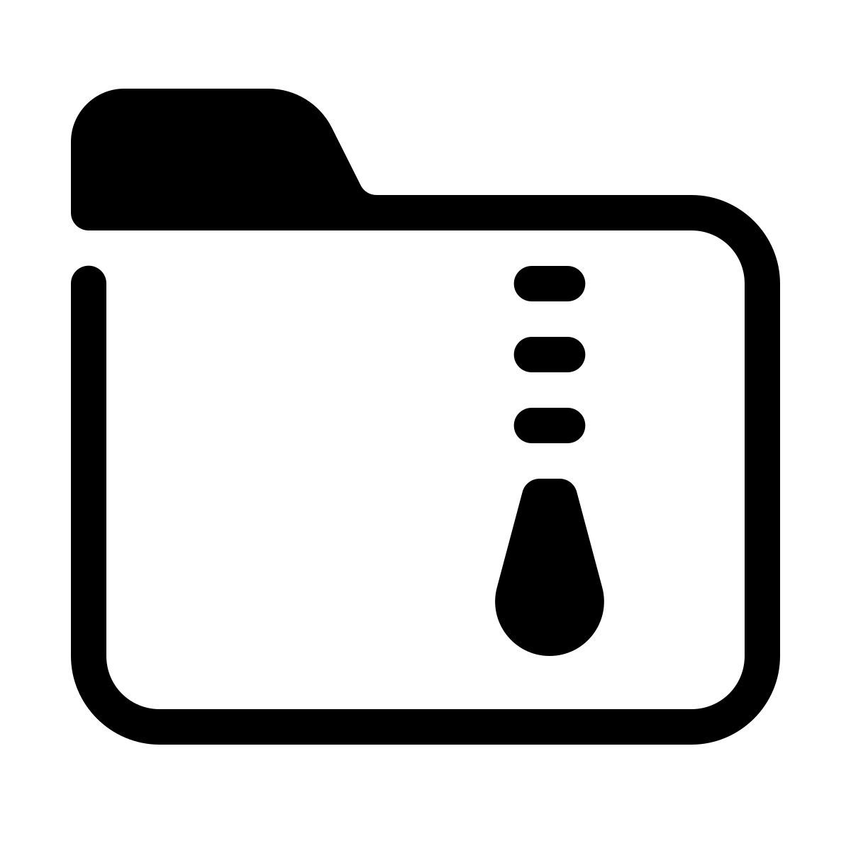 parakeet partial filled style 存档文件夹 icon