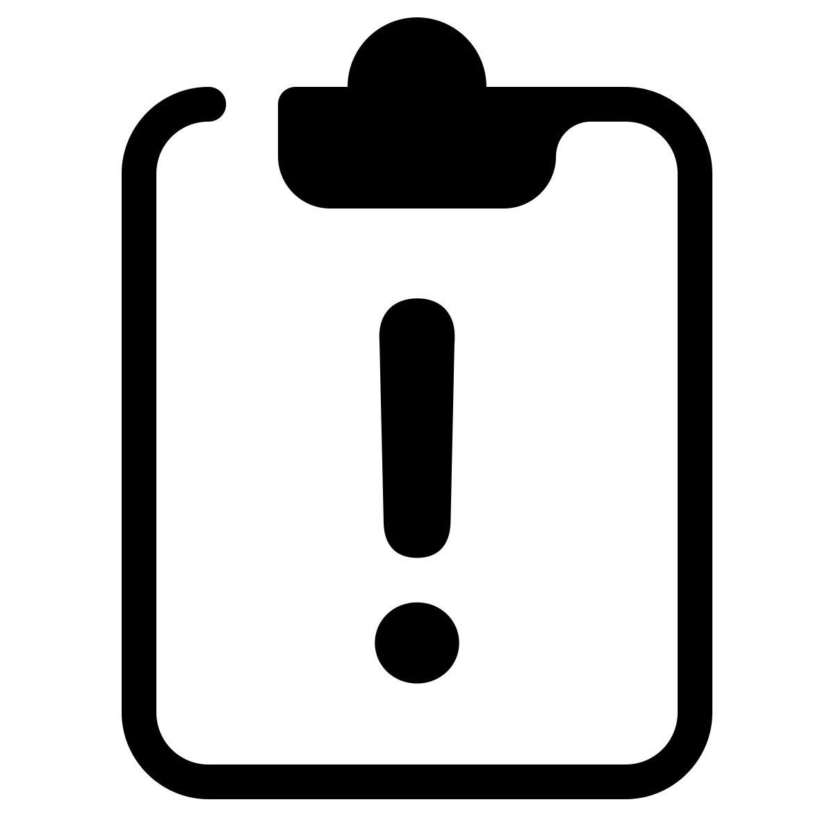 parakeet partial filled style important note icon
