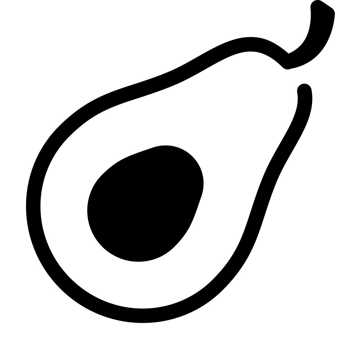 parakeet partial filled style avocat icon