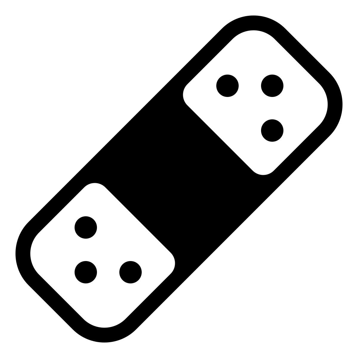 parakeet partial filled style bandage icon