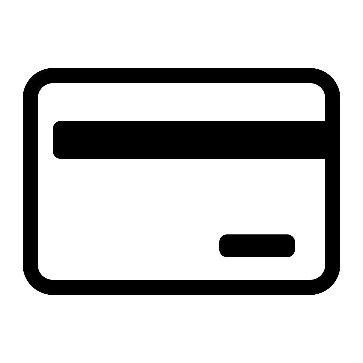 parakeet partial filled style bank karte rückseite icon