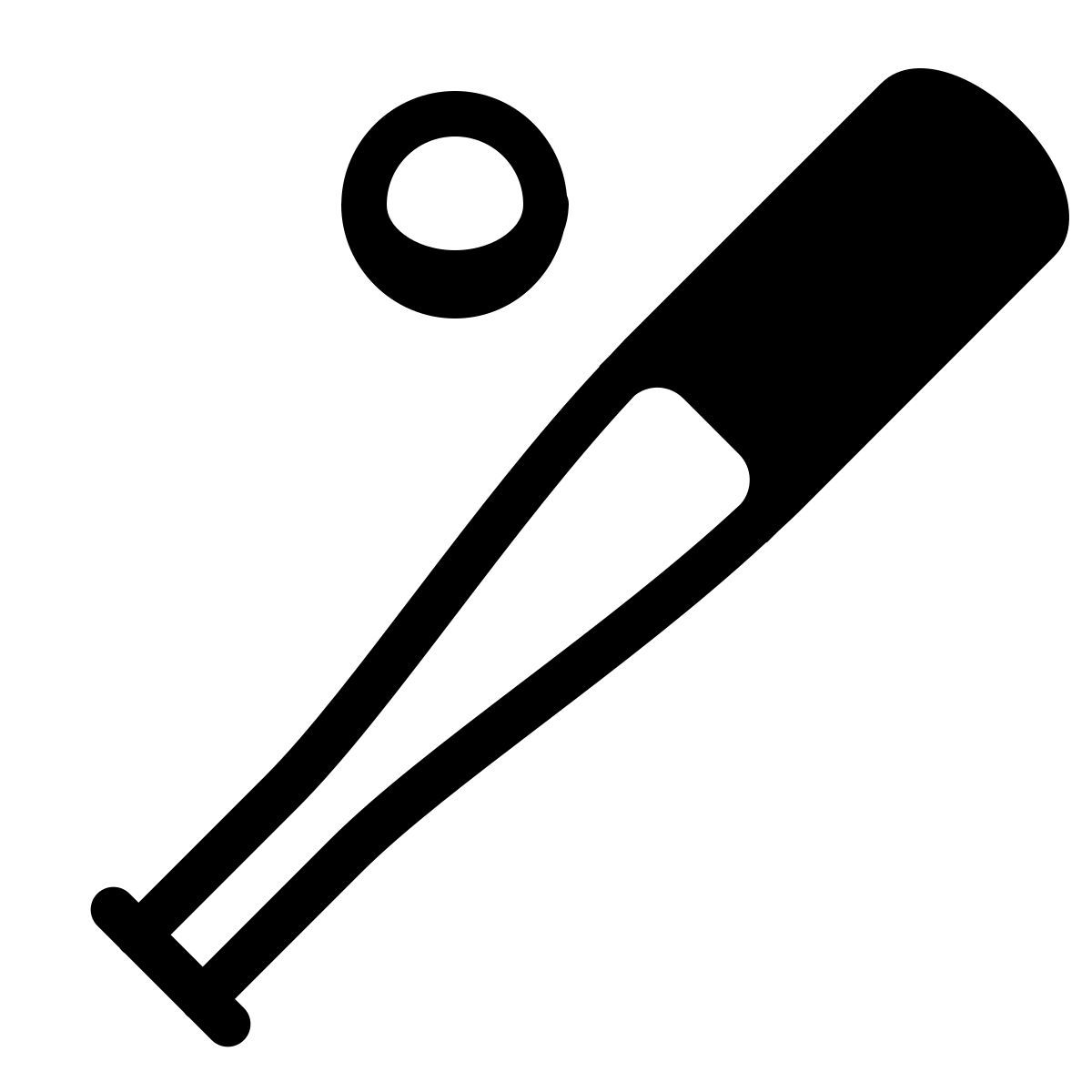 parakeet partial filled style baseball icon