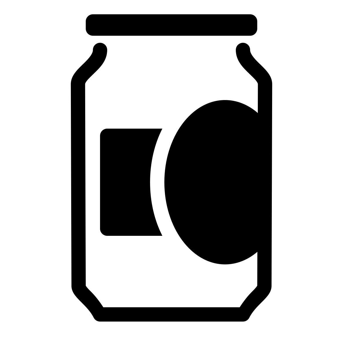 parakeet partial filled style beer can icon