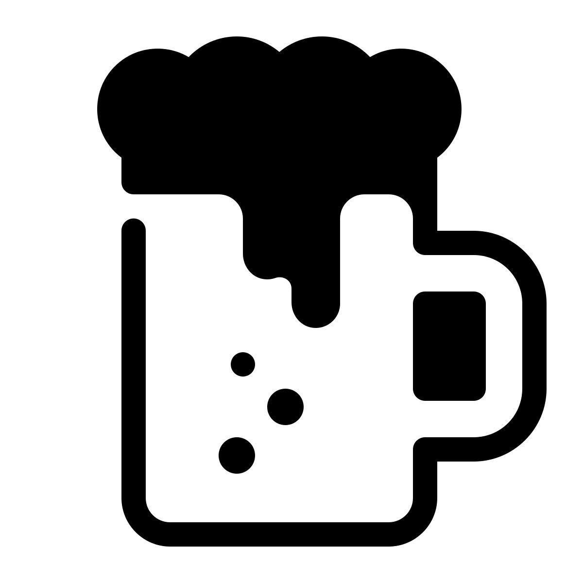 parakeet partial filled style beer icon