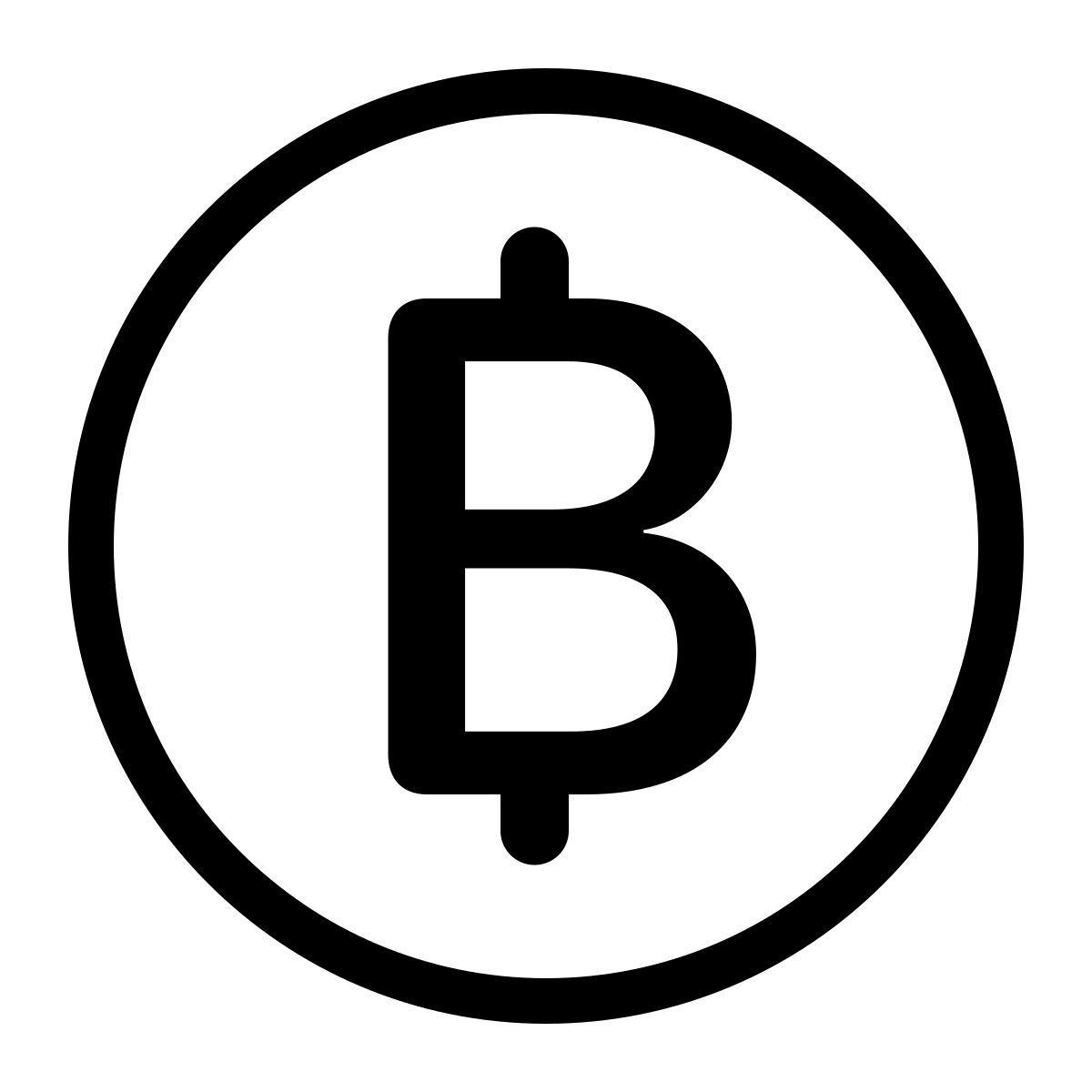 parakeet partial filled style bitcoin icon
