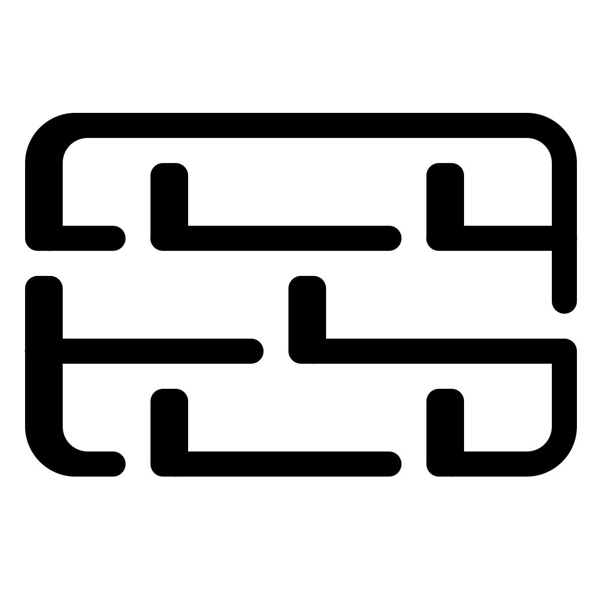 parakeet partial filled style bloquear icon