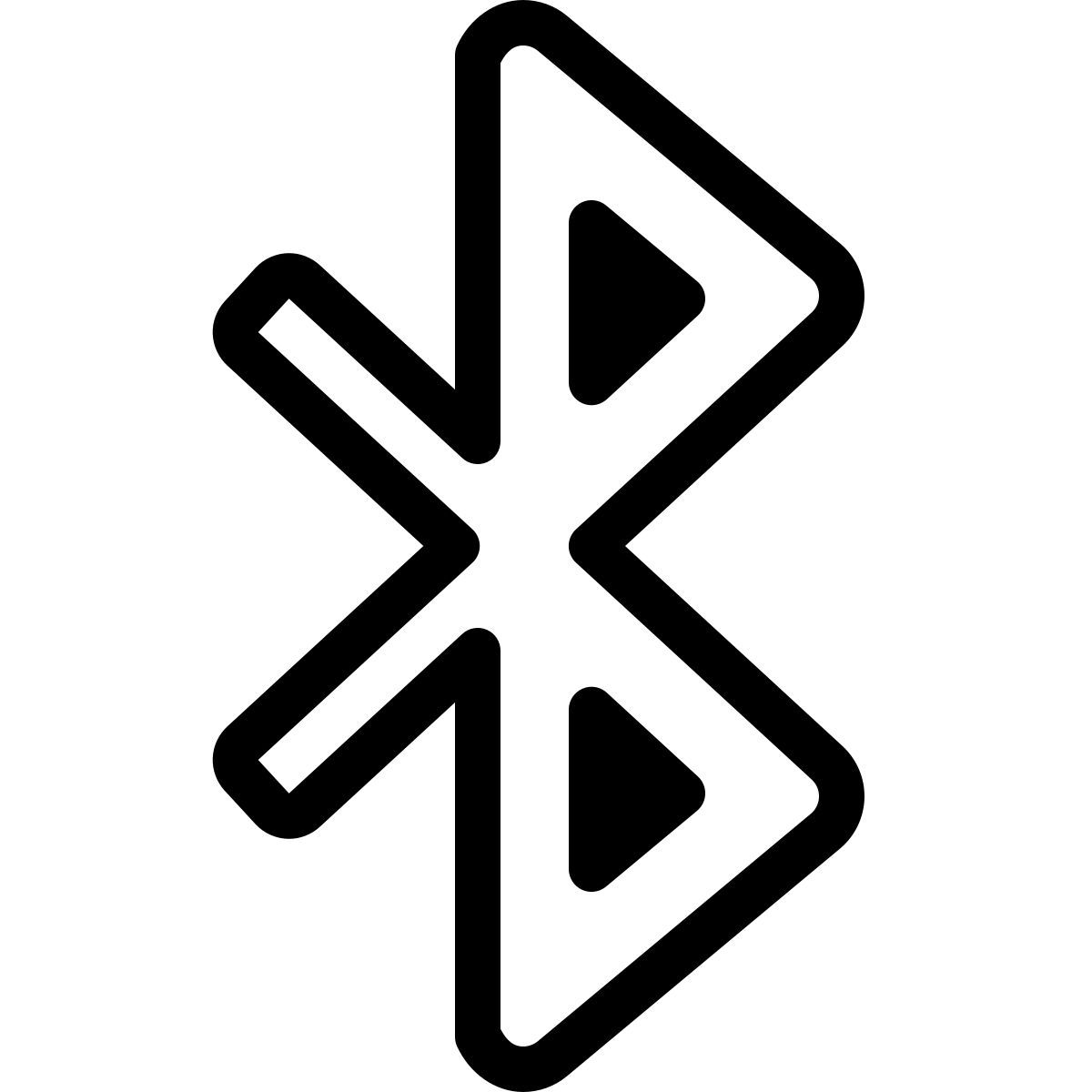 parakeet partial filled style bluetooth icon
