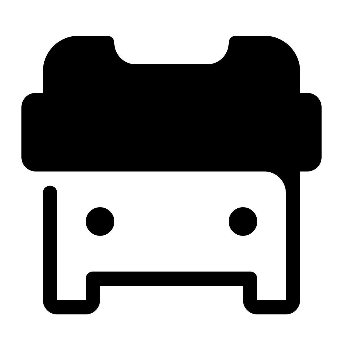 parakeet partial filled style autobús icon