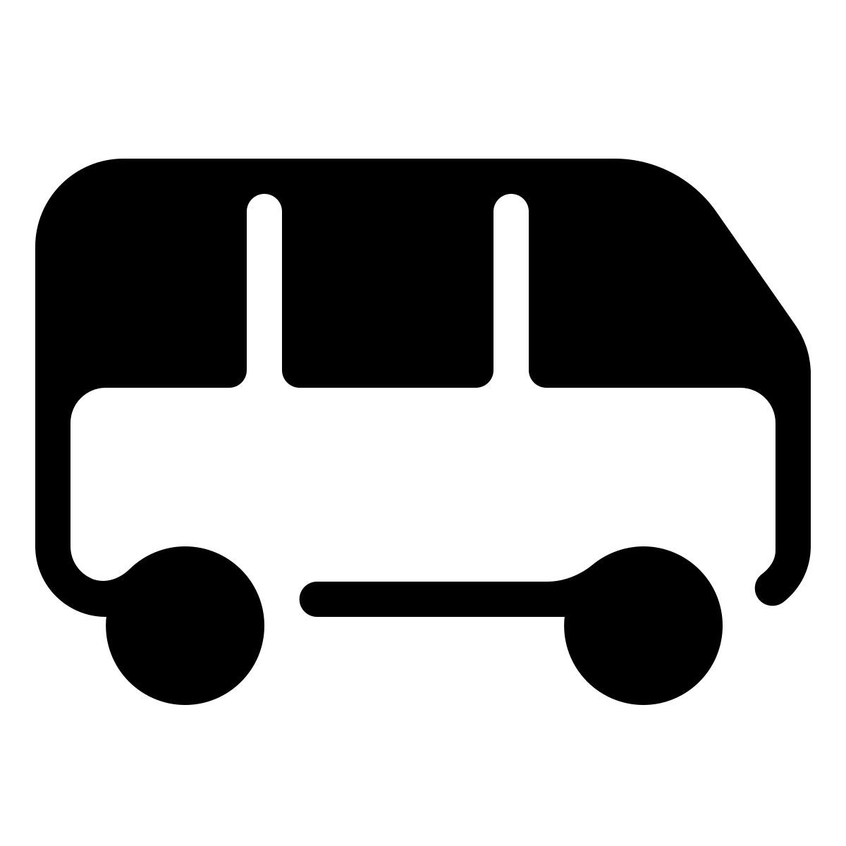 parakeet partial filled style transporte icon