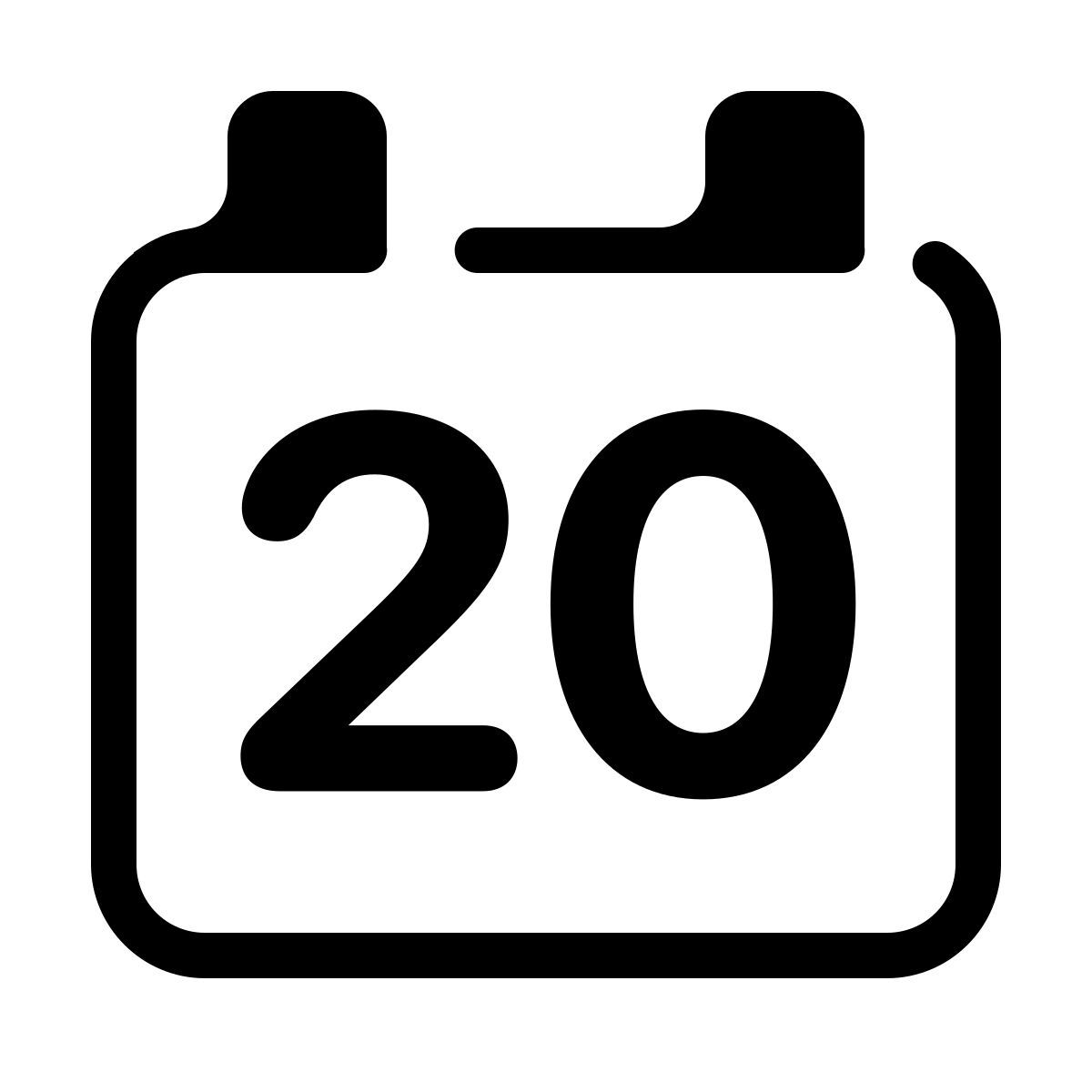 parakeet partial filled style calendrier 20 icon