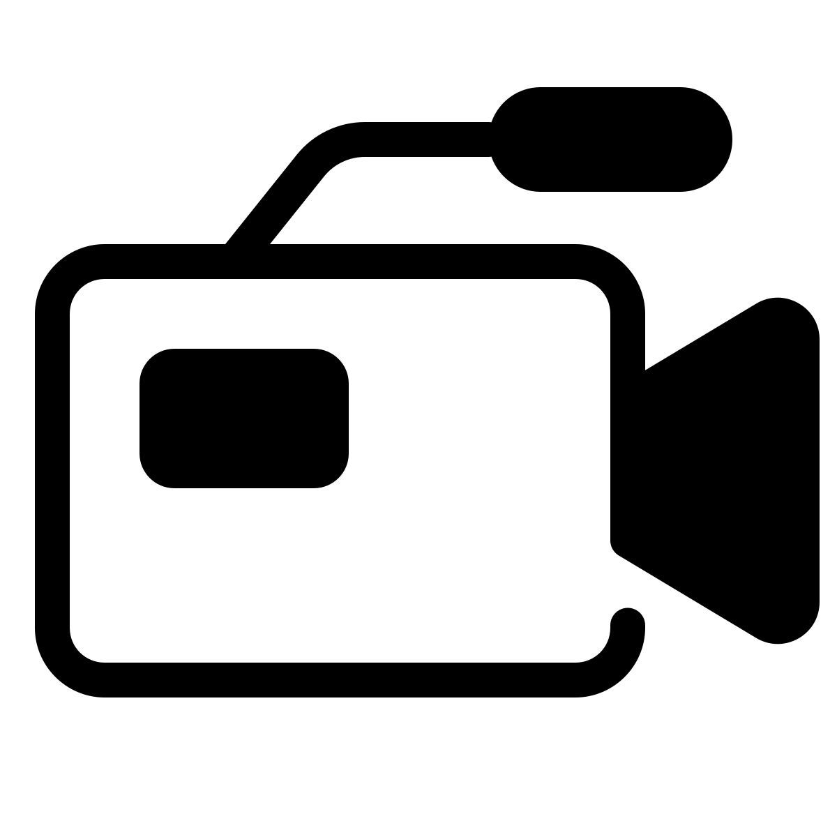 parakeet partial filled style профессиональная видеокамера icon