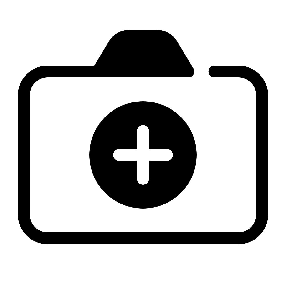 parakeet partial filled style camera enhance icon