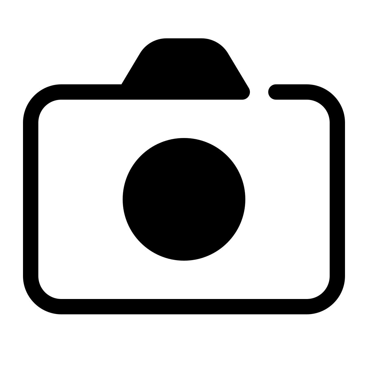parakeet partial filled style カメラ icon