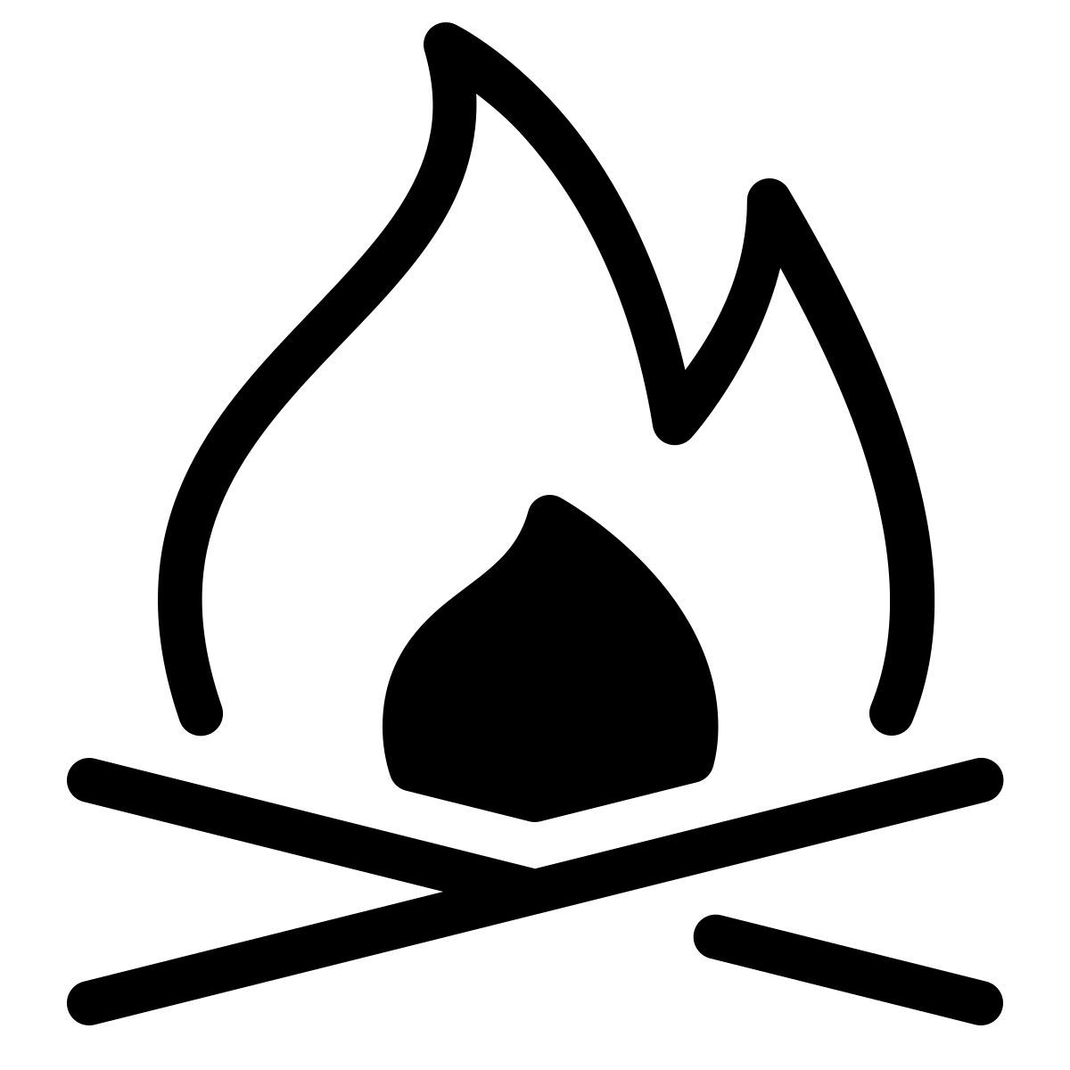 parakeet partial filled style lagerfeuer icon